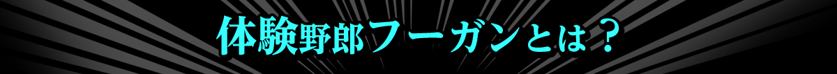体験野郎フーガンとは？